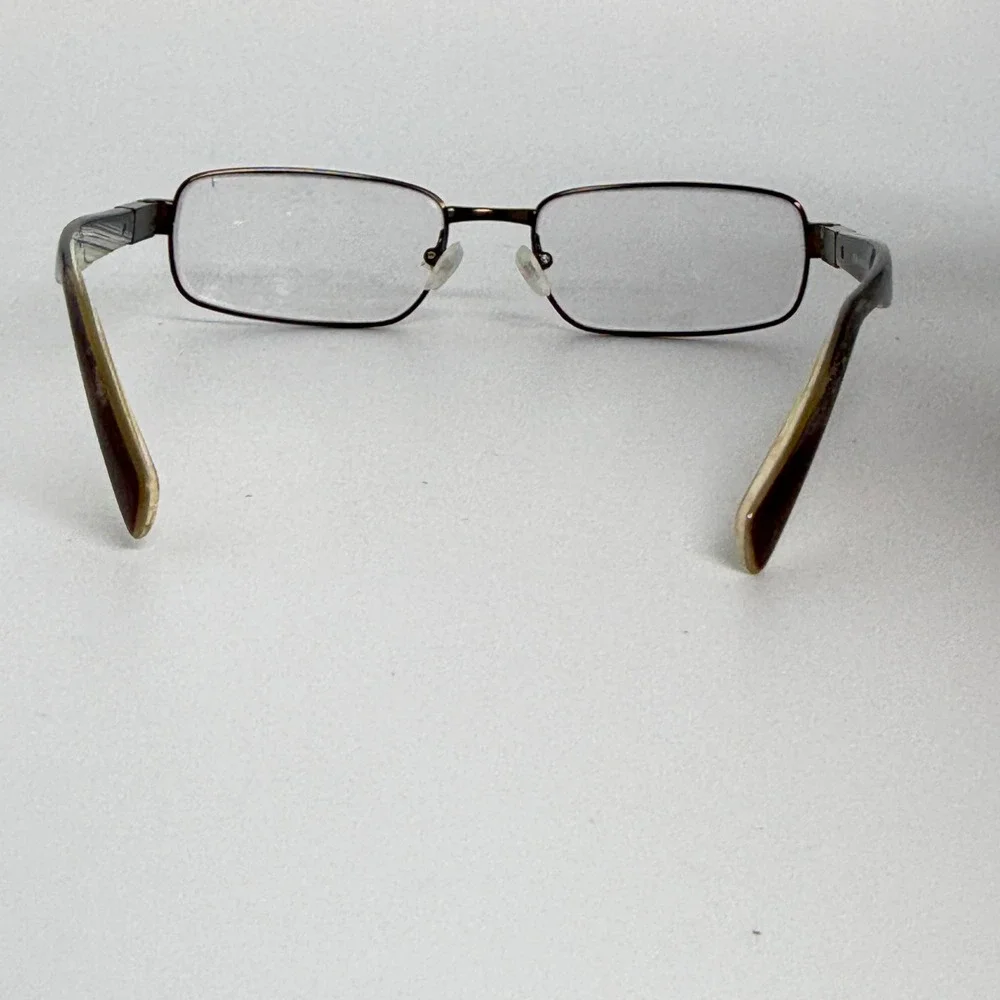 Prada VPR 500 eyeglasses frames metal rectangle women Italy‎ 52 17 135 21428